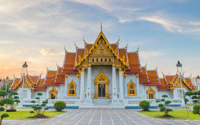 Chiagmai Temple with Bangkok